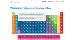 Desktop Screenshot of periodieksysteem.com